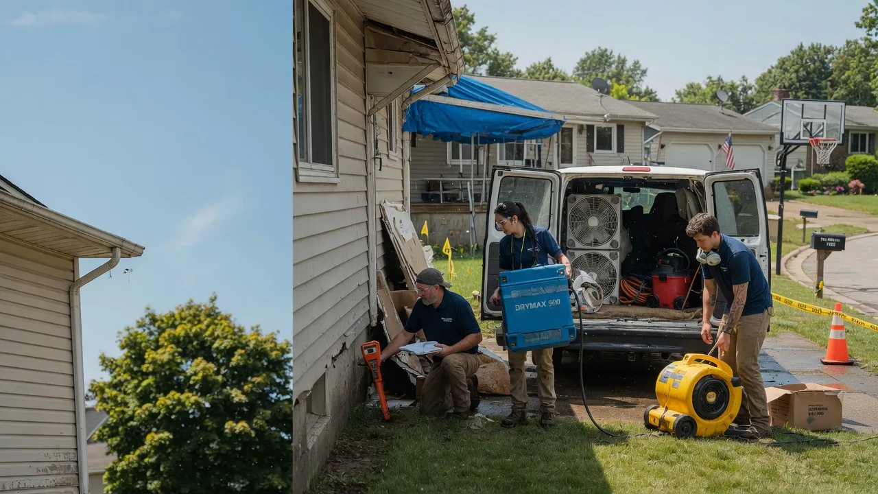 Ceiling Leak Cleanup in Oakfield, WI near me
