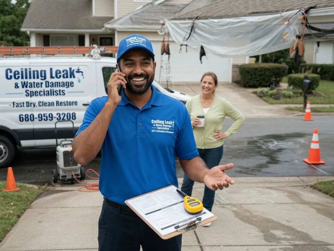 Ceiling Leak Cleanup Oakfield, WI FAQs